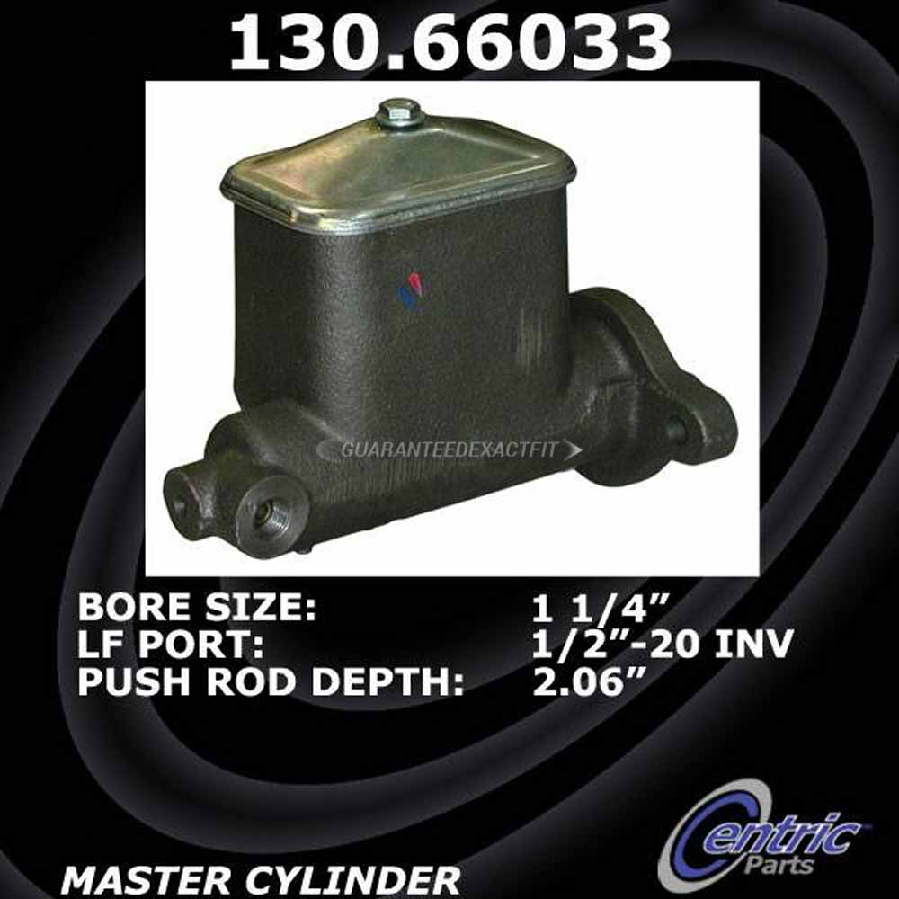 Gmc p35-p3500 van brake master cylinder