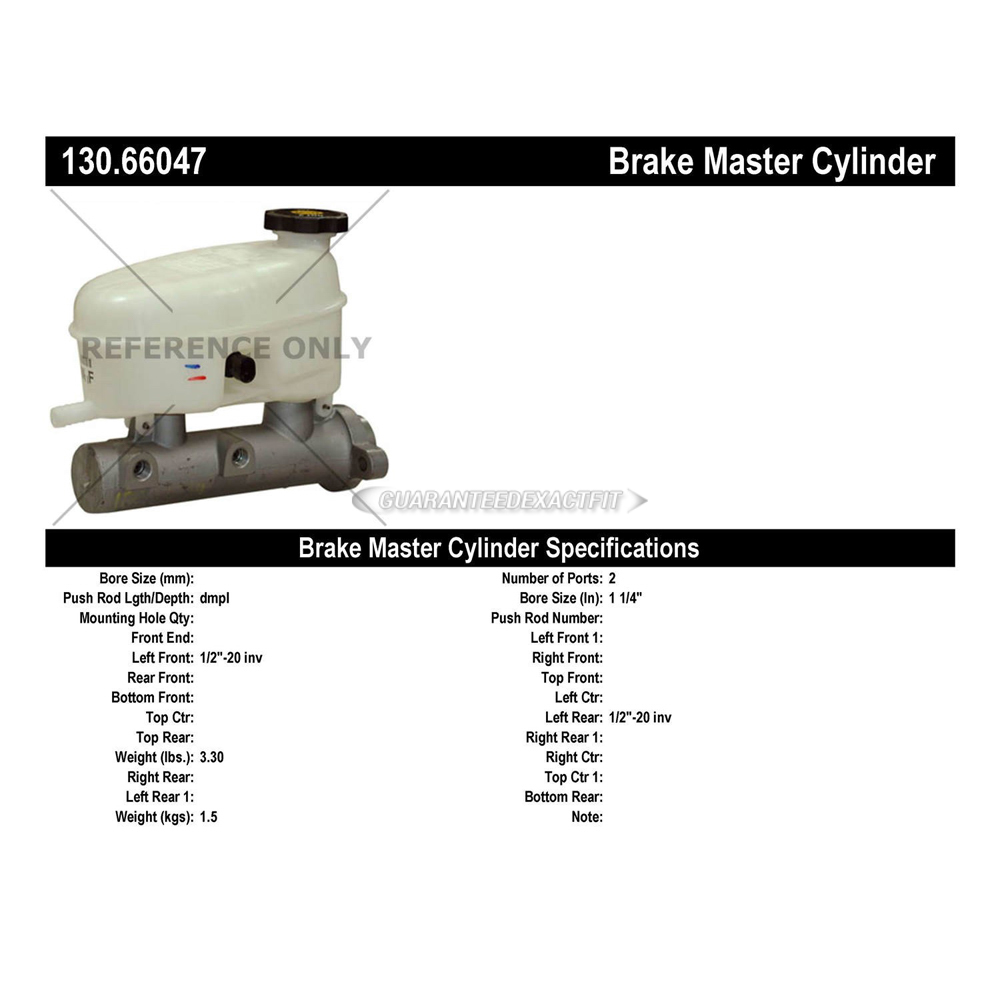 2003 Gmc Yukon Brake Master Cylinder