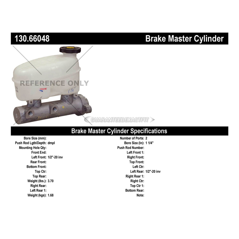 2003 Gmc Yukon Brake Master Cylinder