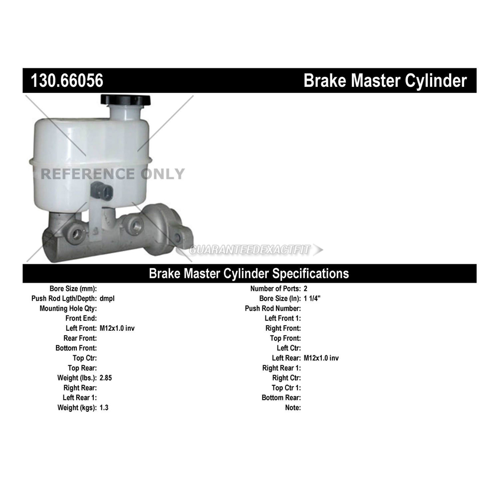 2008 Chevrolet Avalanche Brake Master Cylinder