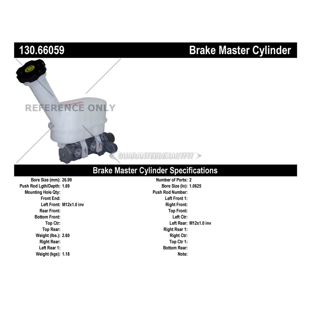 2012 Gmc Acadia Brake Master Cylinder