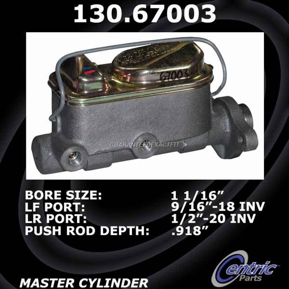 1978 Jeep CJ Models Brake Master Cylinder
