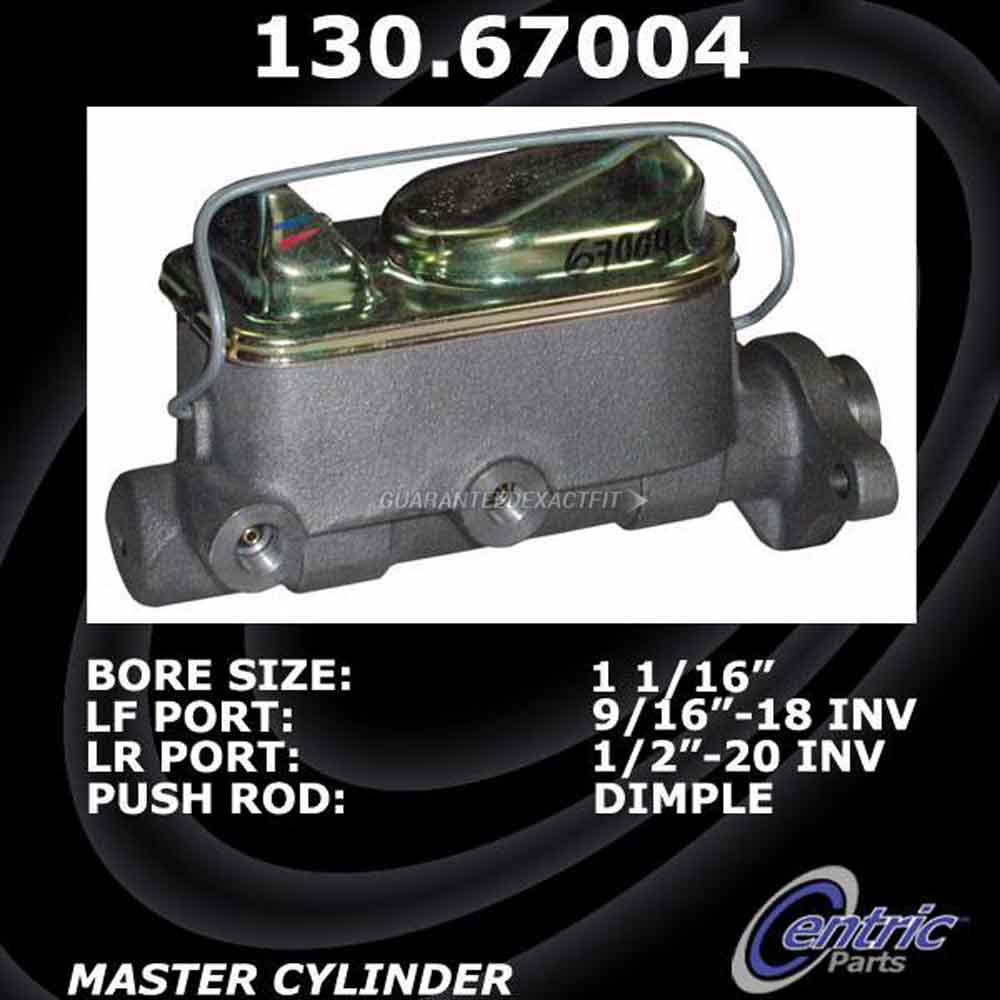 1977 Jeep CJ Models Brake Master Cylinder