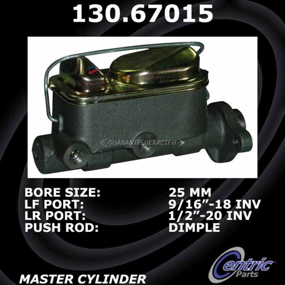 1982 Jeep CJ Models Brake Master Cylinder