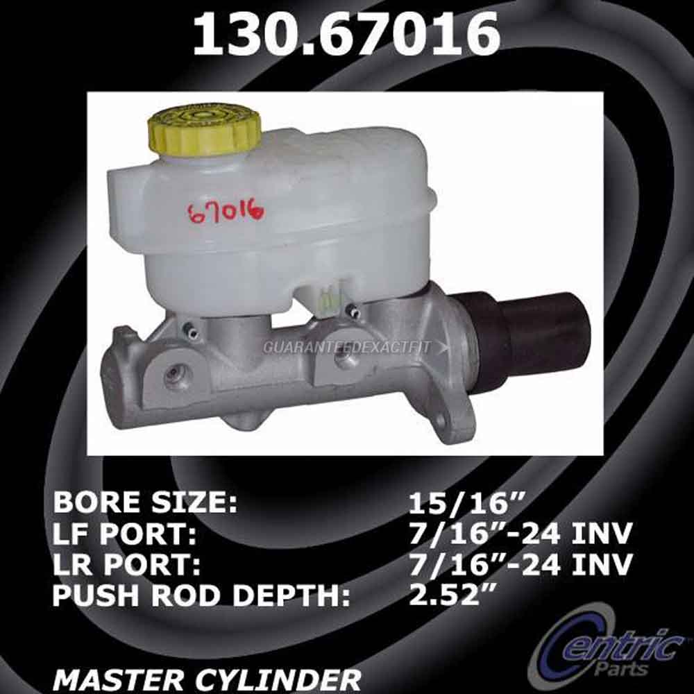 Chrysler Grand Voyager Brake Master Cylinder 