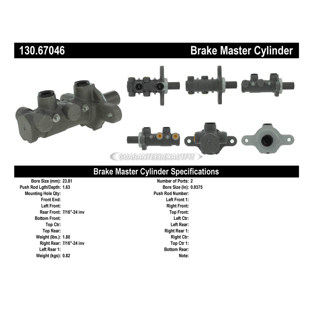 2010 Dodge Journey Brake Master Cylinder