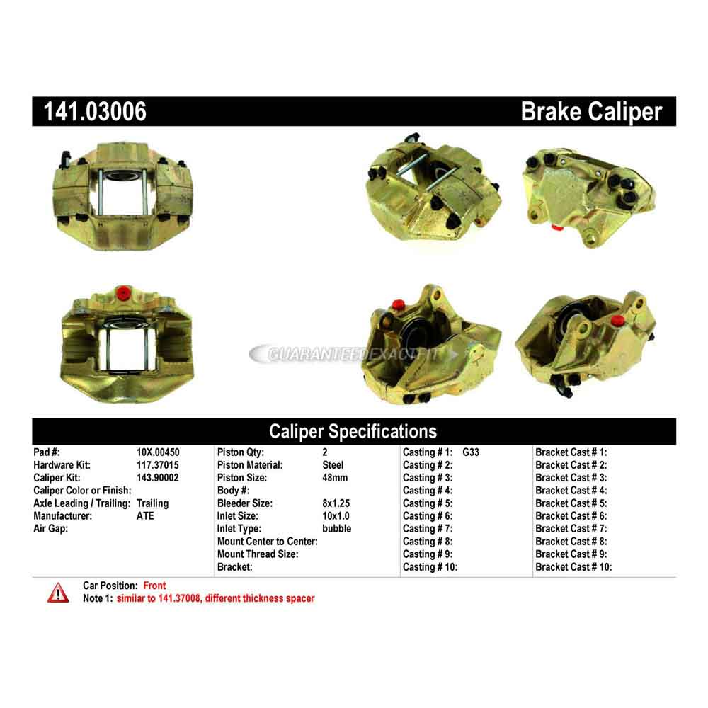 1981 Ferrari 308 Brake Caliper