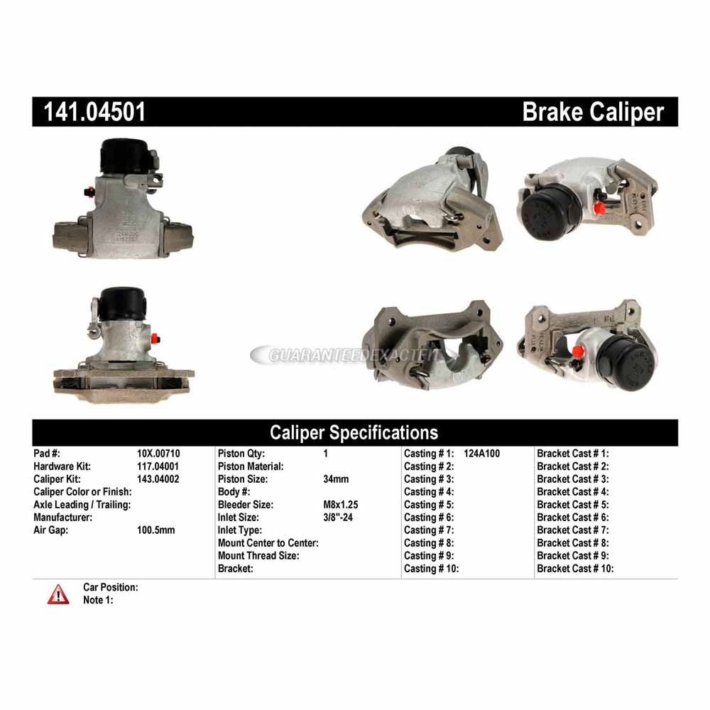 1982 Fiat 124 Brake Caliper