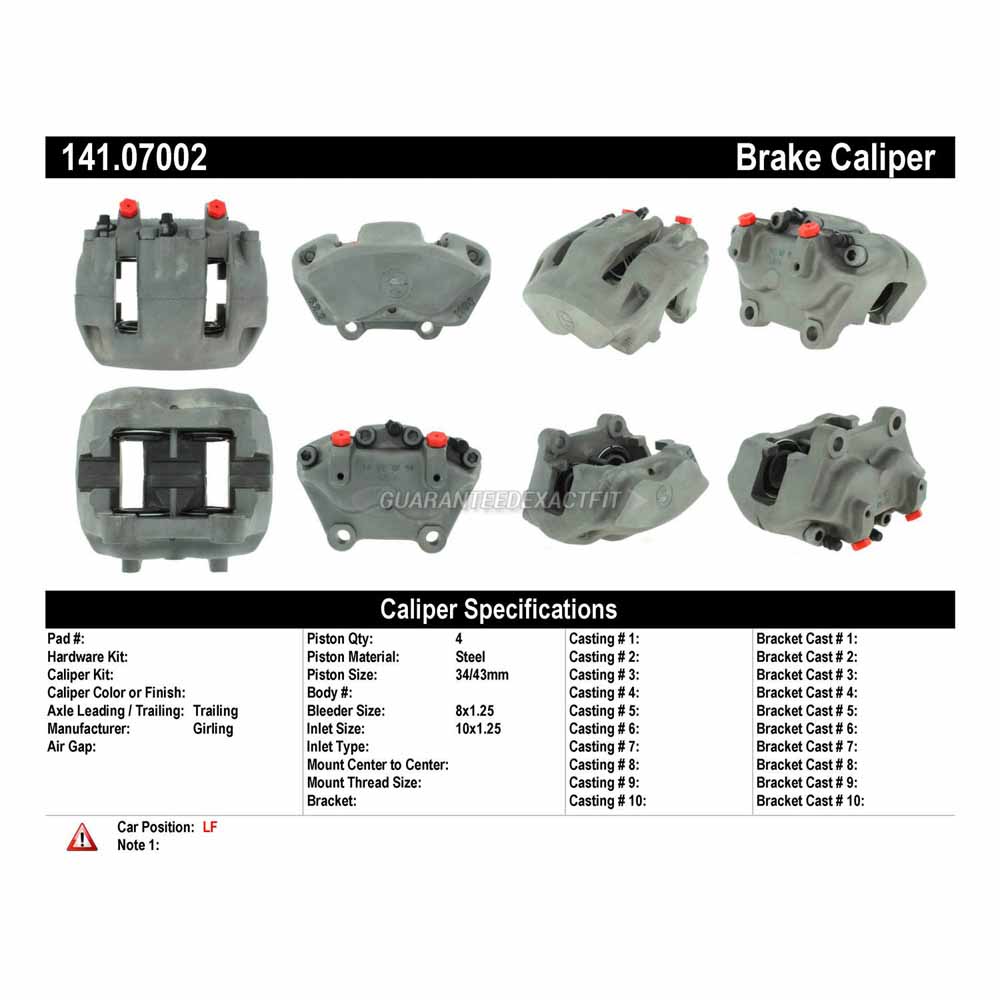 1973 Maserati All Models Brake Caliper