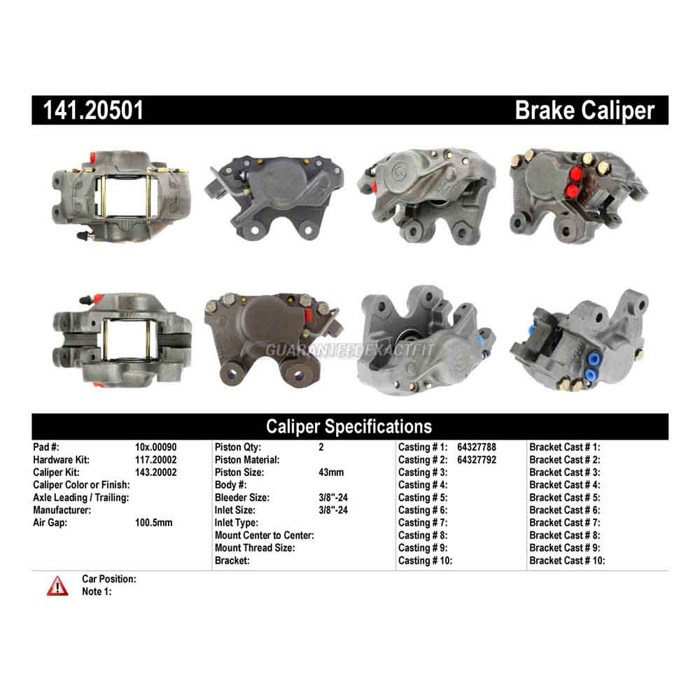 1982 Jaguar XJ6 Brake Caliper