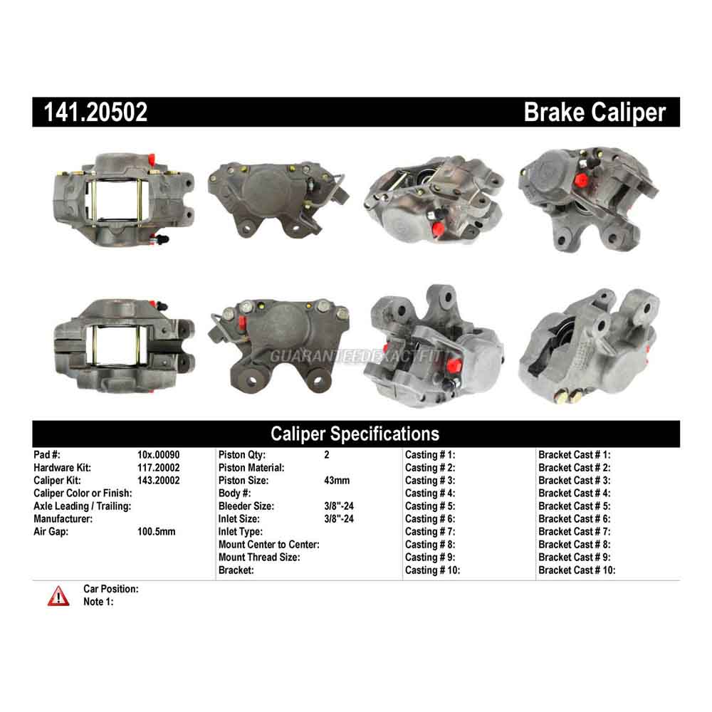 1981 Jaguar XJS Brake Caliper