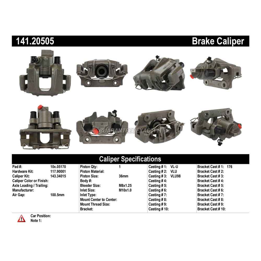 1993 Jaguar XJ6 Brake Caliper