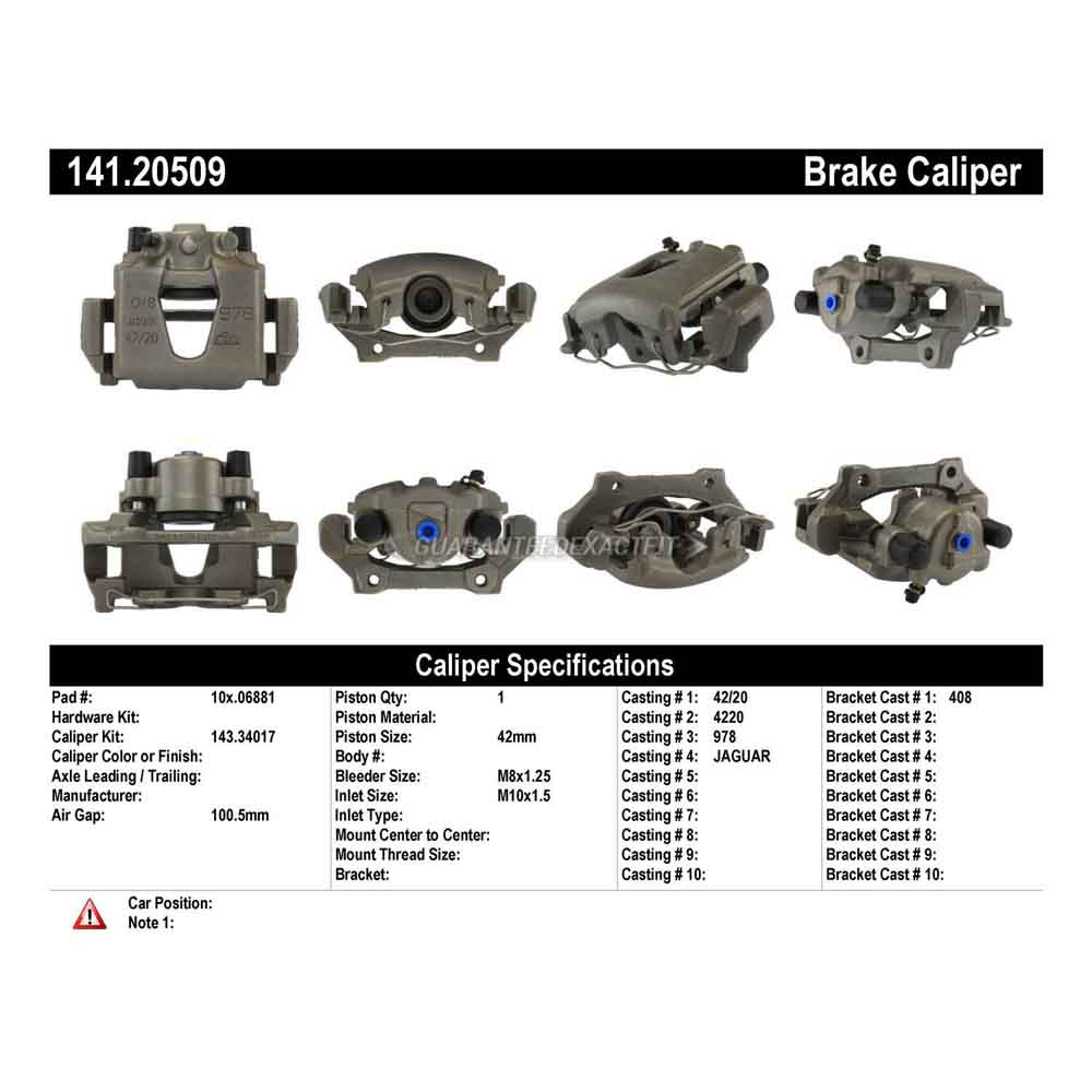 2000 Jaguar XKR Brake Caliper