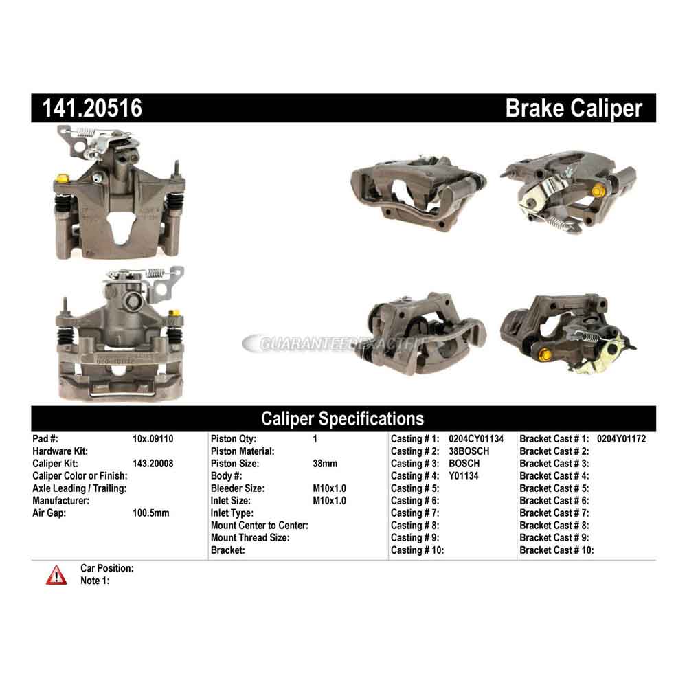 2003 Jaguar X-Type Brake Caliper