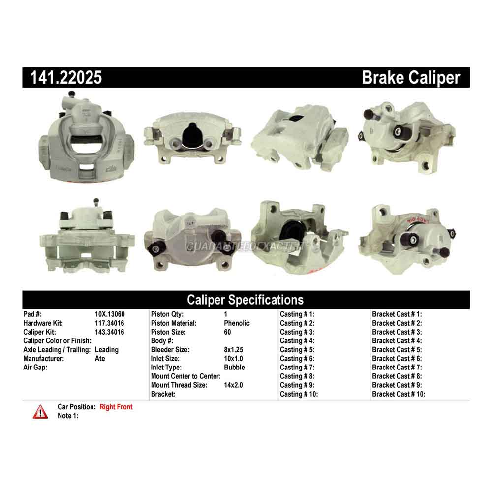 2012 Land Rover LR2 Brake Caliper