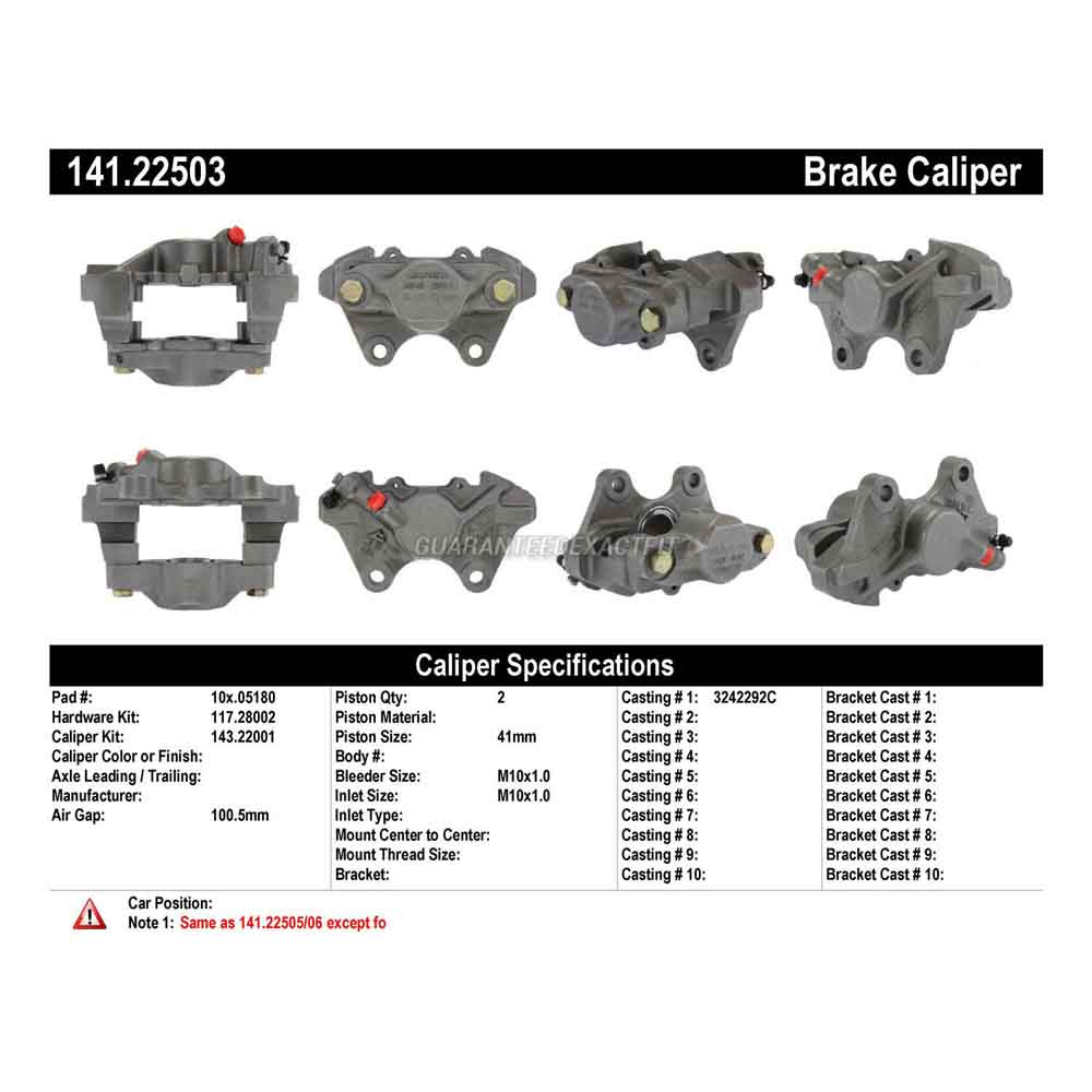 1995 Land Rover Range Rover Brake Caliper