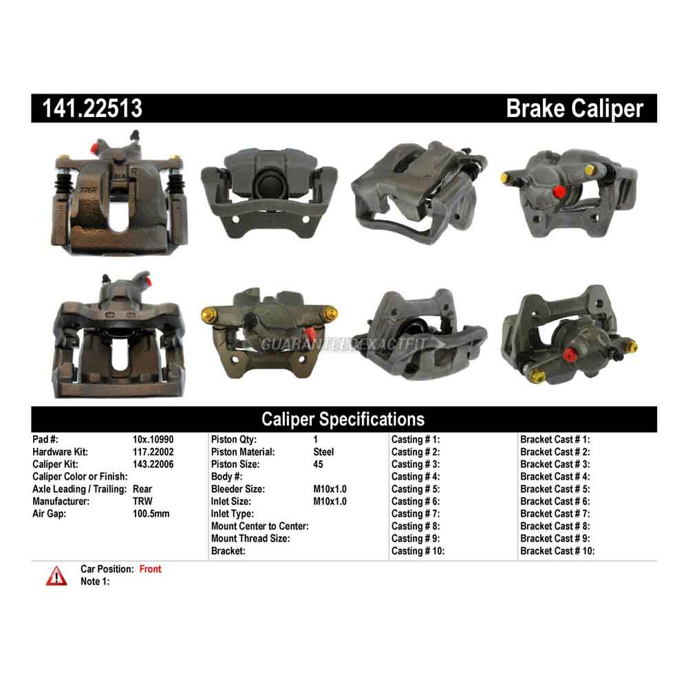 2007 Land Rover LR3 Brake Caliper
