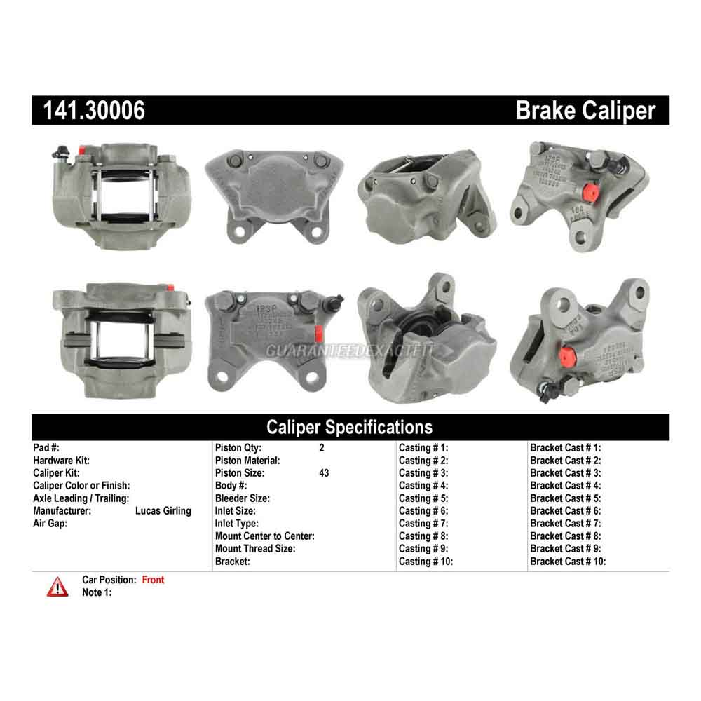 1966 Triumph Spitfire Brake Caliper