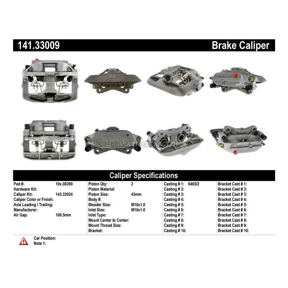 2000 Audi S4 Brake Caliper