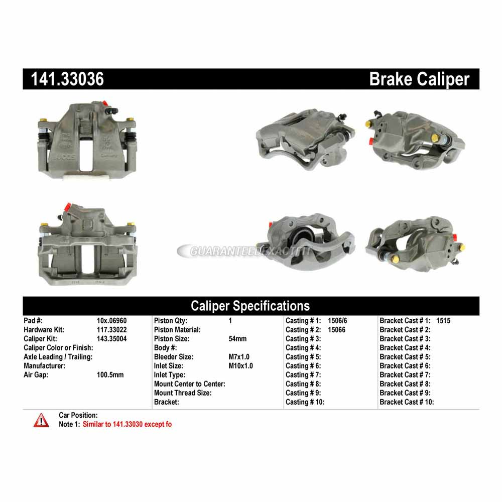 1987 Volkswagen Quantum Brake Caliper