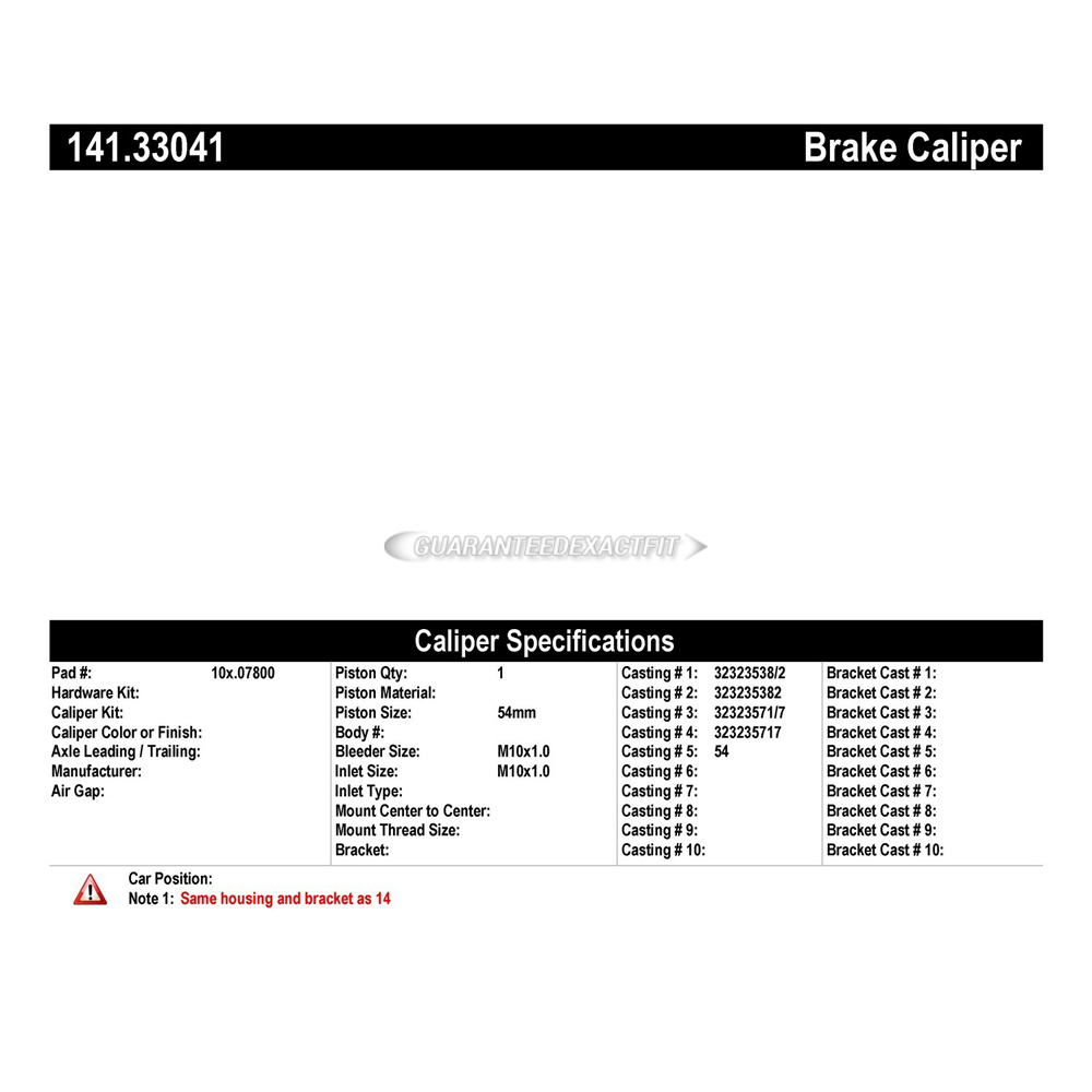 1993 Volkswagen Passat Brake Caliper