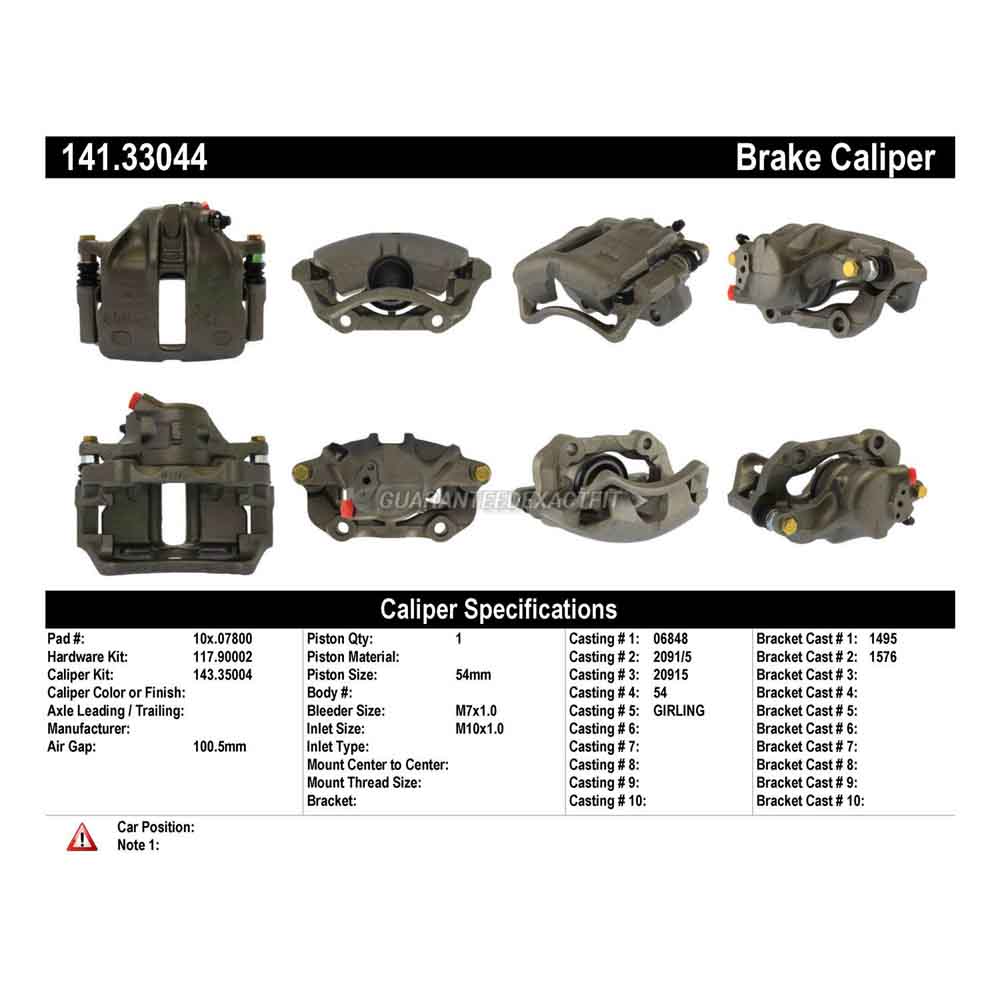 1983 Audi 5000 Brake Caliper