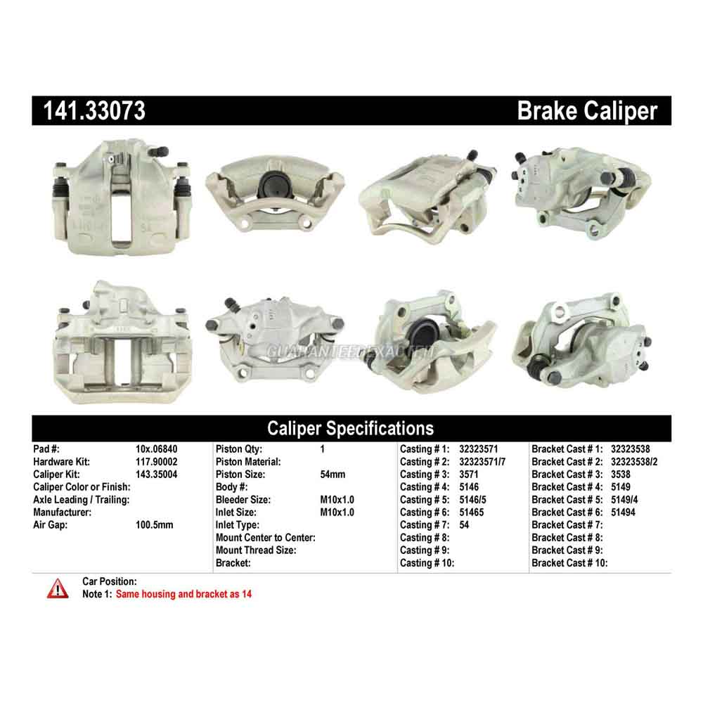 1994 Volkswagen Jetta Brake Caliper