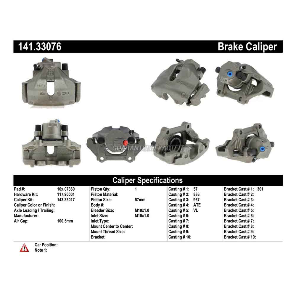 2000 Audi A4 Brake Caliper