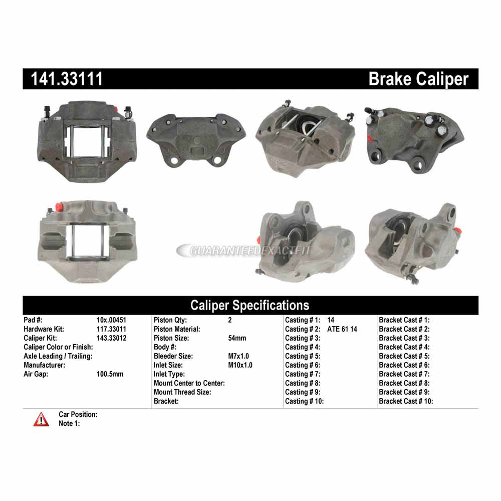 1982 Volkswagen Vanagon Brake Caliper