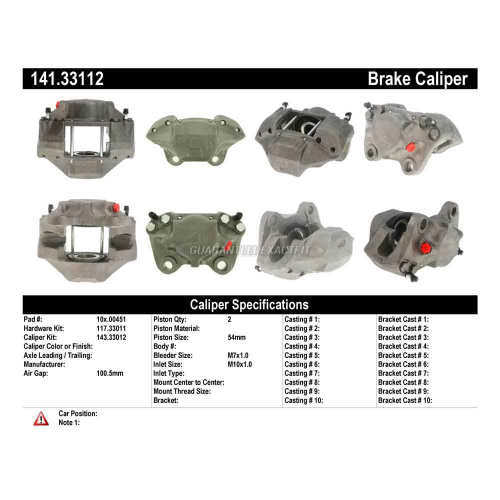 1982 Volkswagen Vanagon Brake Caliper