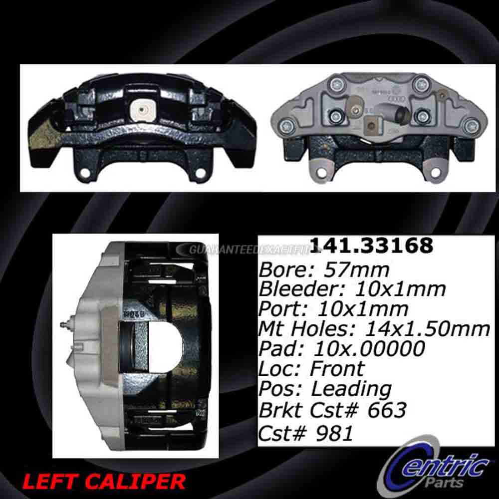 2012 Volkswagen Golf R Brake Caliper