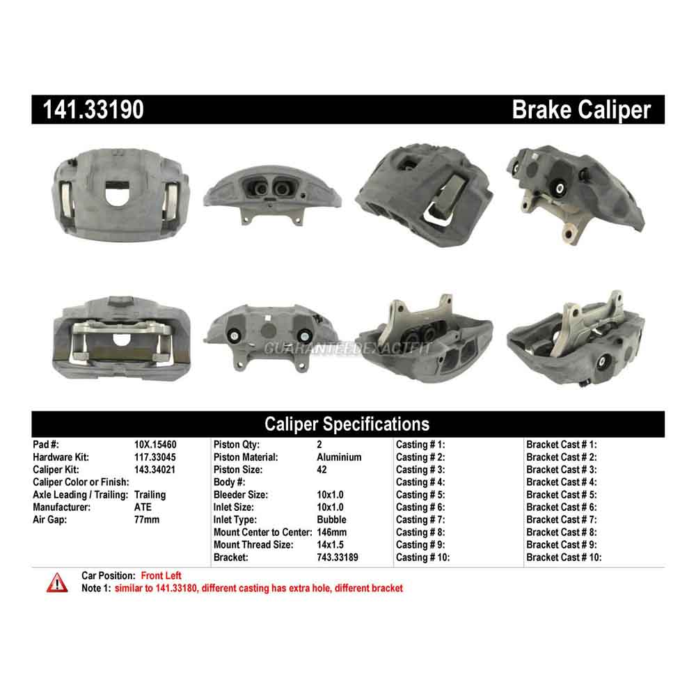 2017 Audi A8 Quattro Brake Caliper