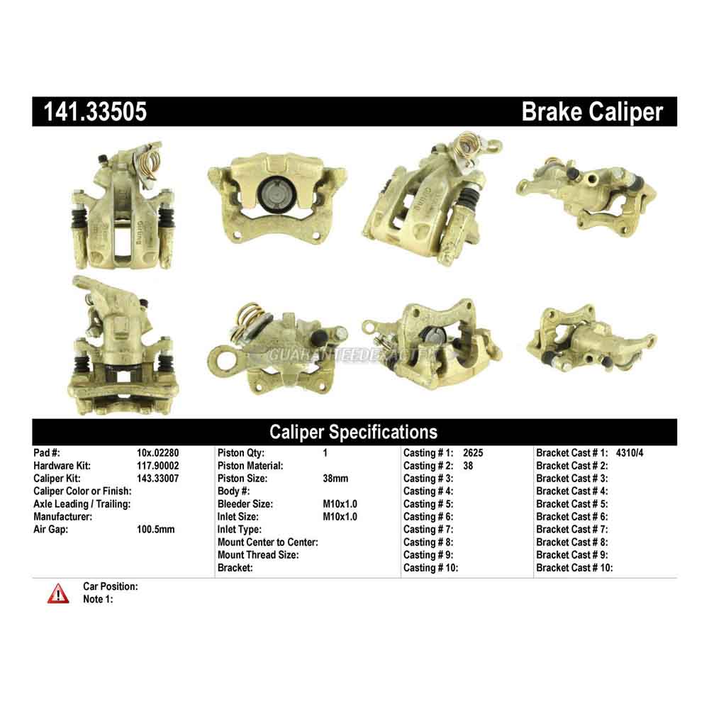 1998 Audi A8 Brake Caliper
