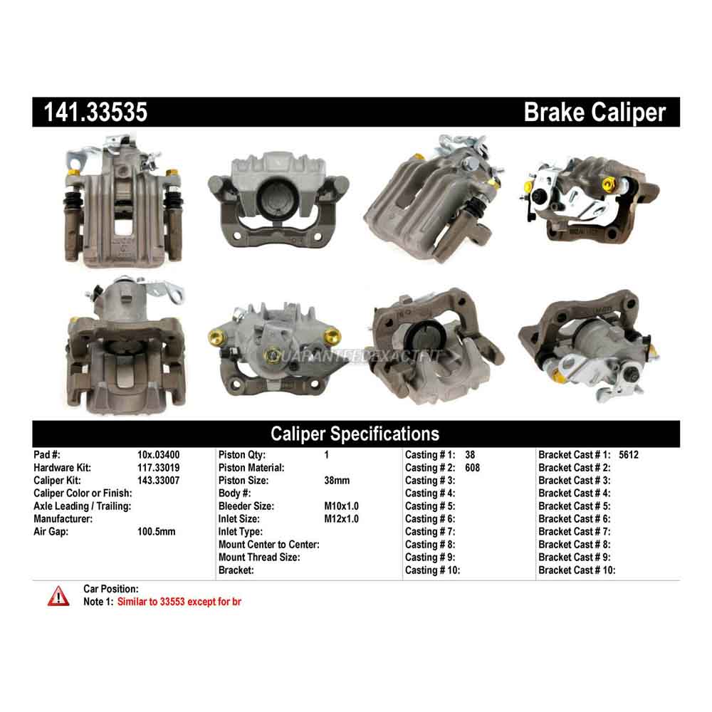 2000 Audi TT Brake Caliper