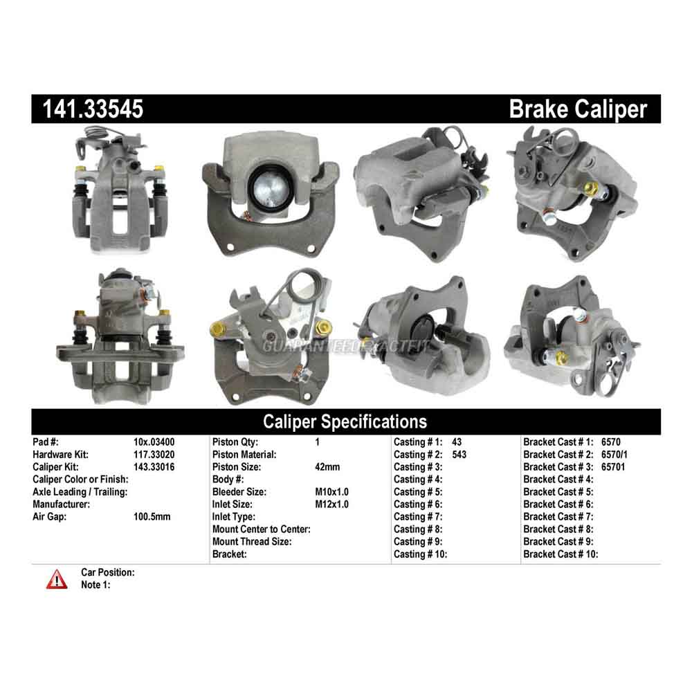 2003 Audi S6 Brake Caliper