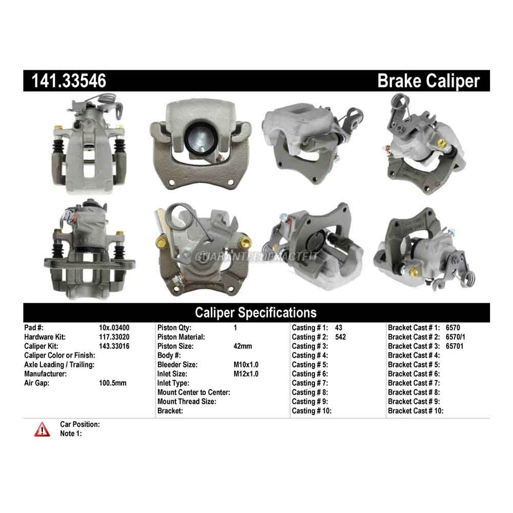 2003 Audi S6 Brake Caliper
