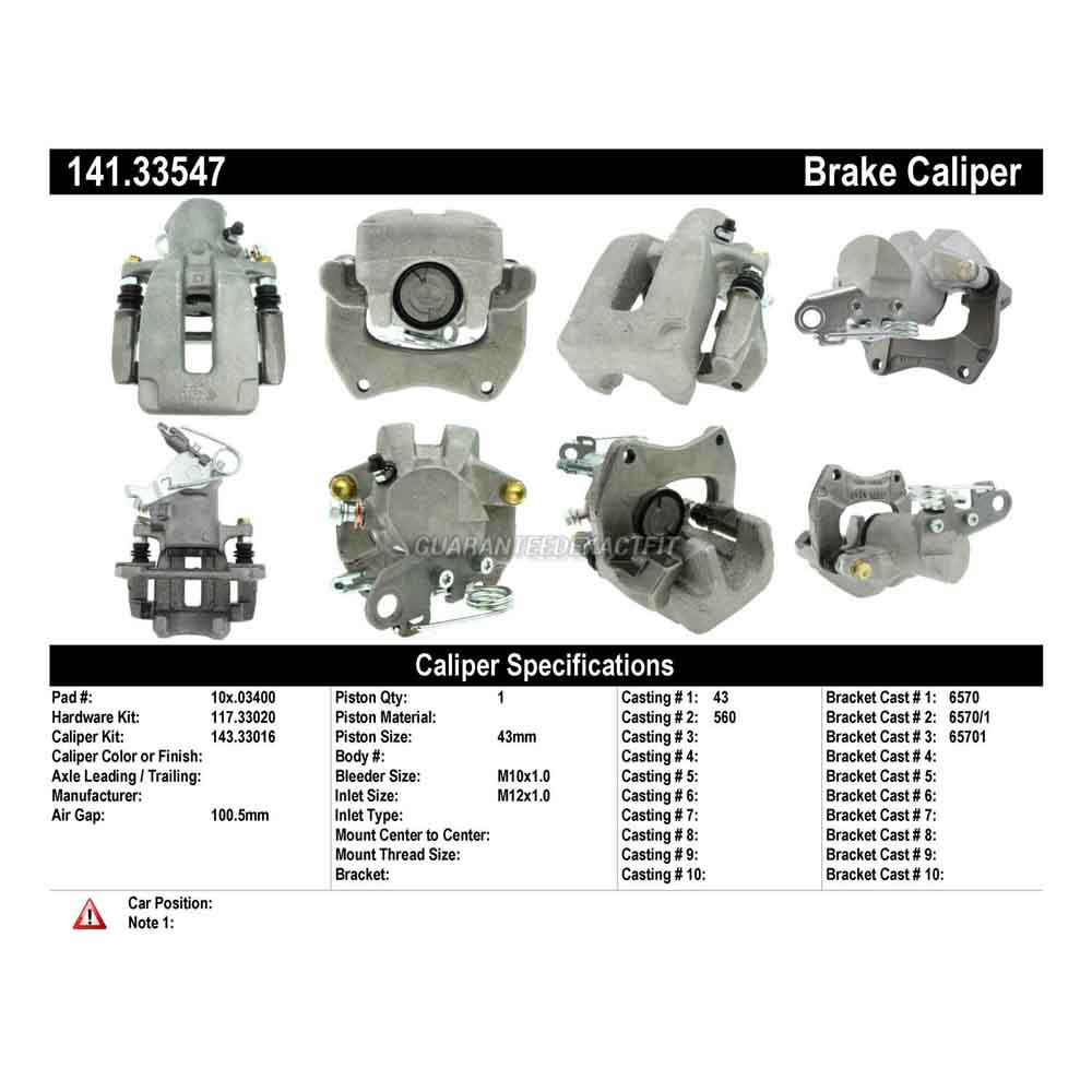 2000 Audi A8 Quattro Brake Caliper