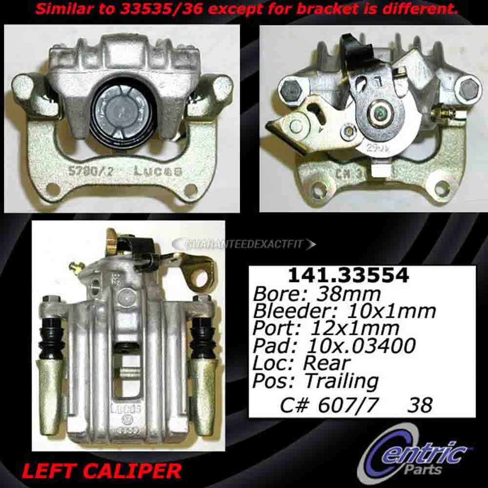 2000 Volkswagen Cabrio Brake Caliper
