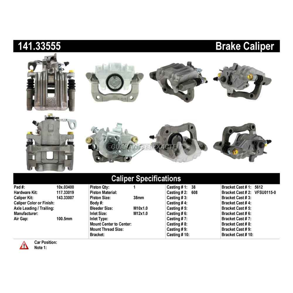 2004 Audi TT Brake Caliper