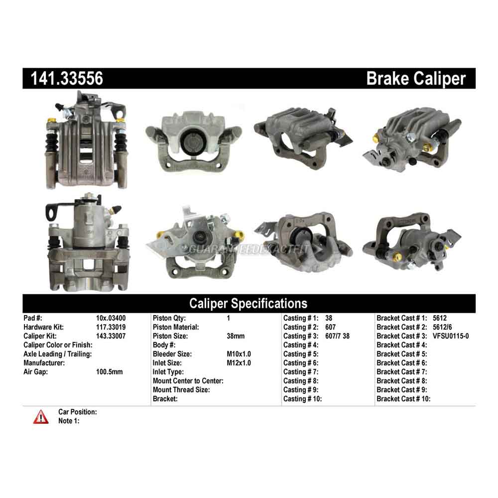 2003 Audi TT Brake Caliper