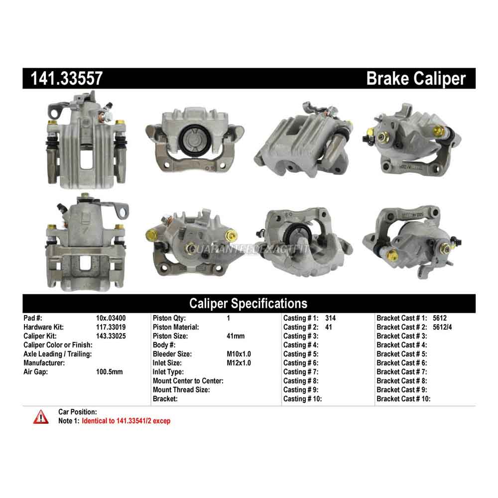 2000 Audi TT Quattro Brake Caliper