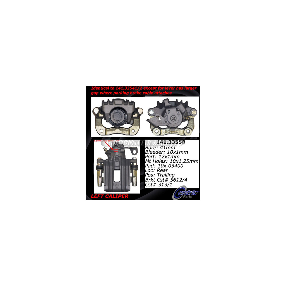 2003 Audi TT Quattro Brake Caliper