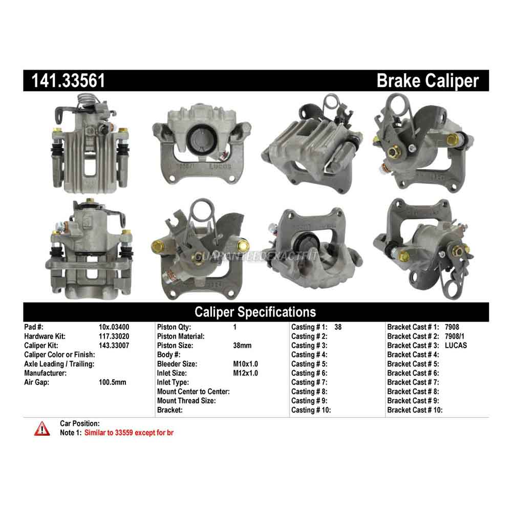 2004 Audi A4 Brake Caliper