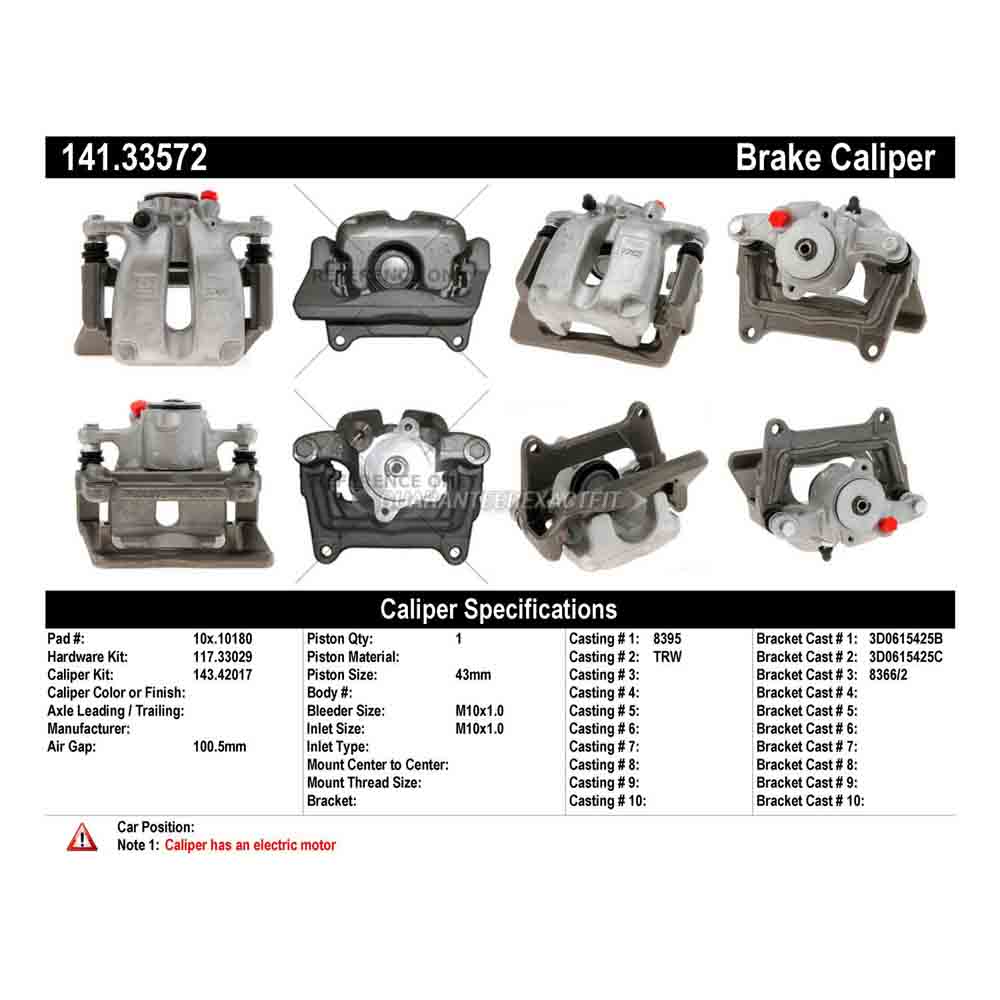 2004 Audi A8 Quattro Brake Caliper