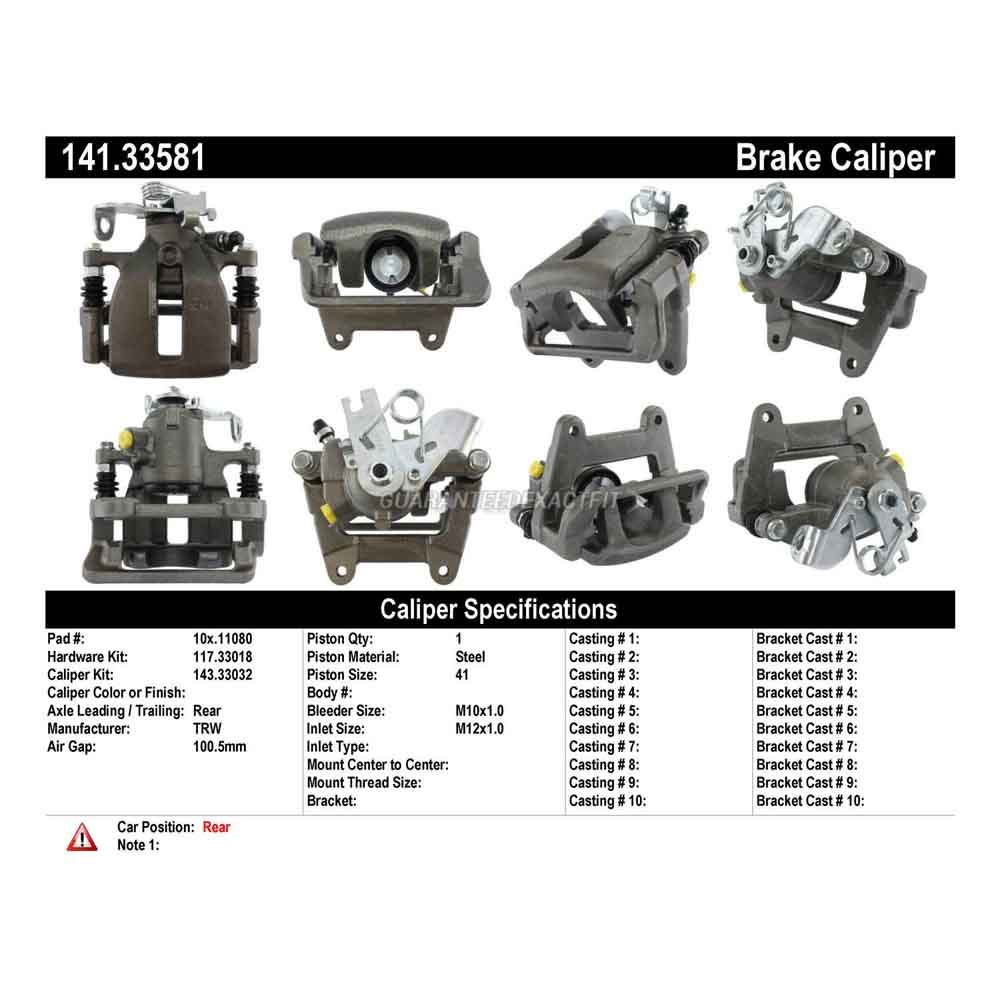 2007 Audi A4 Brake Caliper