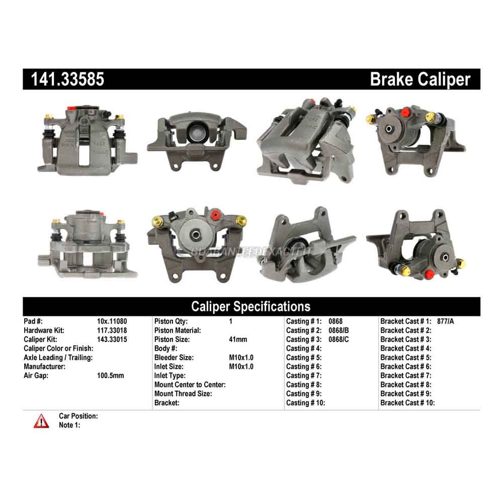 2006 Audi A6 Brake Caliper