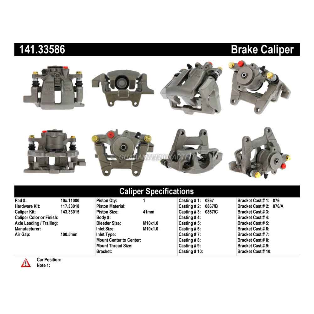 2007 Audi A6 Brake Caliper