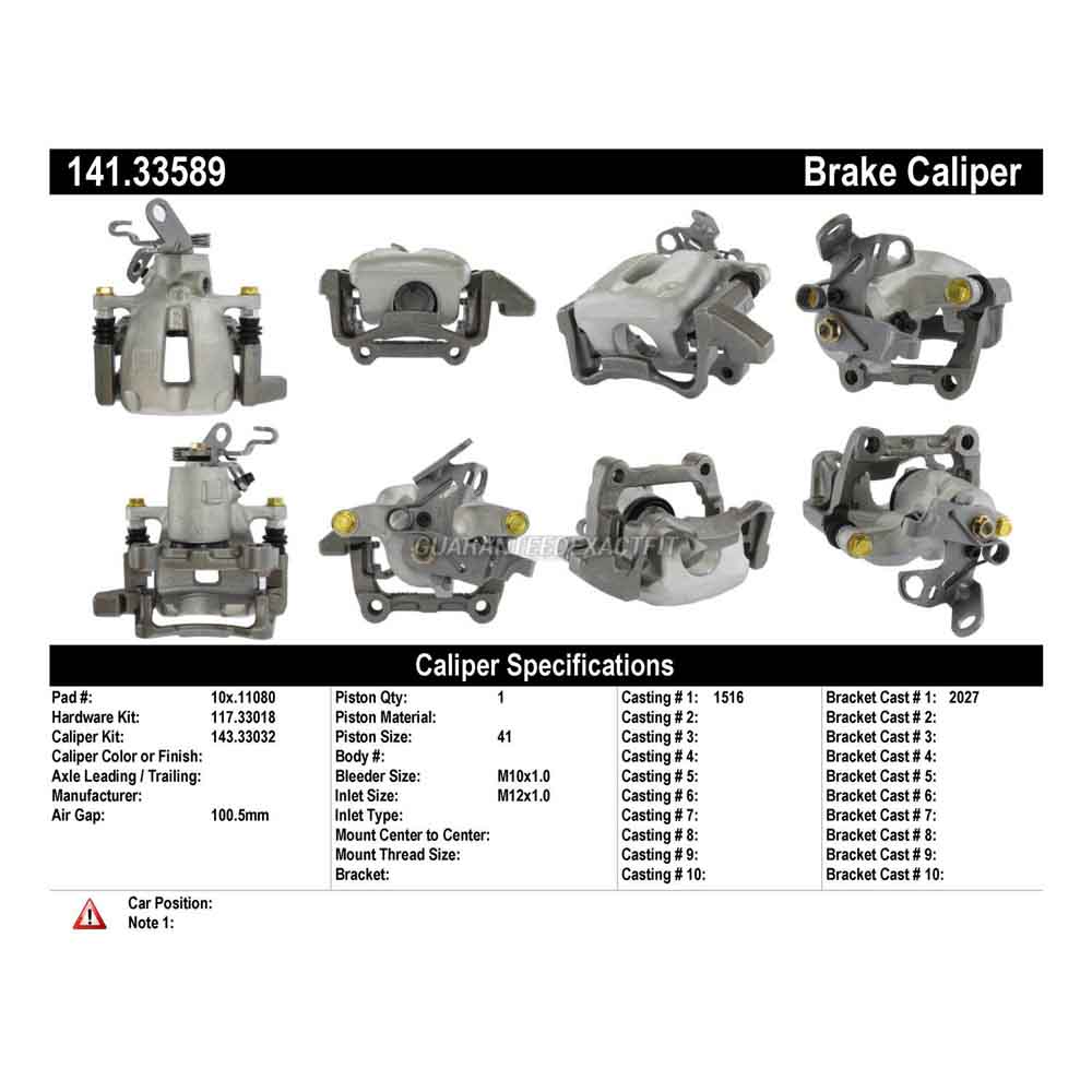 2008 Audi A3 Brake Caliper