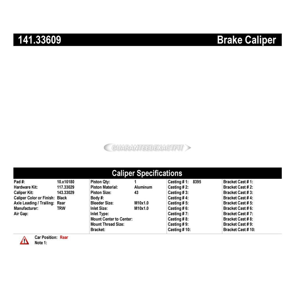 2007 Audi S8 Brake Caliper