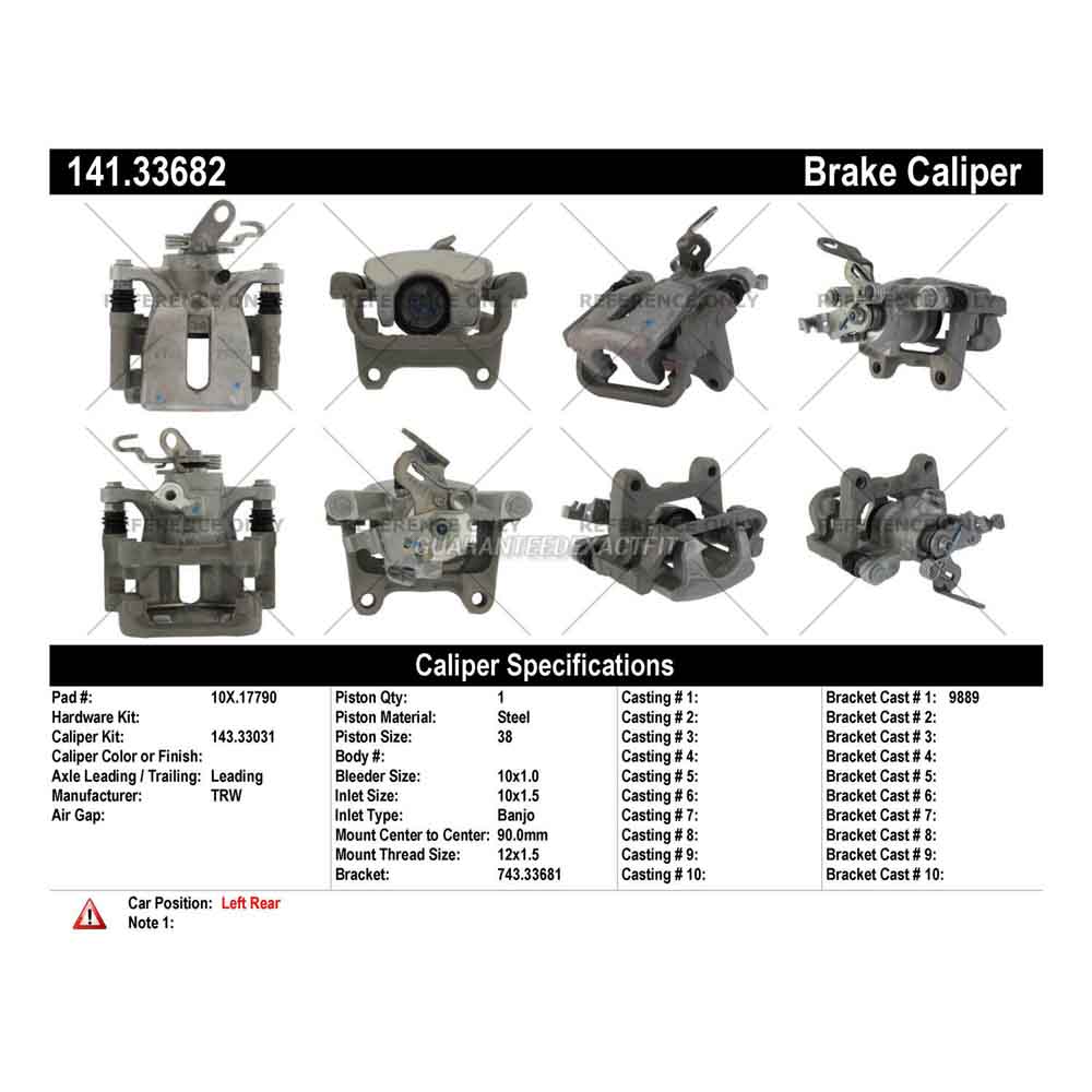 2014 Volkswagen Passat Brake Caliper